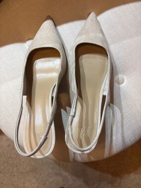 H&M Beige Kitten Heels
